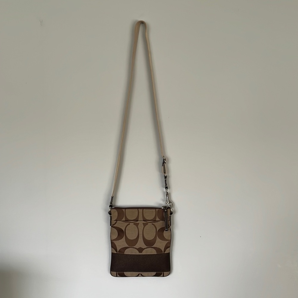 Brown Coach Purse with Long Straps!